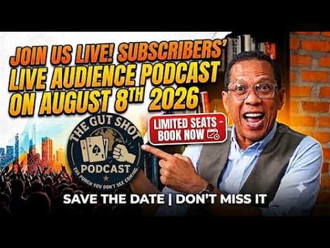LIVE AUDIENCE PODCAST INVITATION: 8TH AUGUST